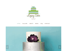 Tablet Screenshot of legacycakesbakery.com